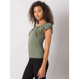 Italy Moda Blouse-DHJ-BZ-13301.34P-khaki | ePonuda.com