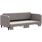  Dnevni krevet na razvlačenje smeđesivi 80 x 200 cm od tkanine | shoptok.hr