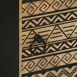 Krevetni ormarić crni 40x33,5x46 cm Puno grubo drvo Mango | shoptok.hr