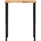  Radni stol 80x60x(73-99,5) cm masivno drvo bagrema pravokutni | shoptok.hr
