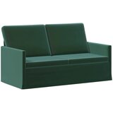  Set sofe 2 pcs Tamnozelena Baršun - Tamnozelena Jednostruka + Dvostruka (140 cm) | shoptok.hr