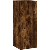  Visoka komoda dimljeni hrast 34 5x34x180cm konstruiranog drva | shoptok.hr