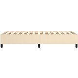  Okvir za krevet s oprugom krem 90x200cm od tkanine | shoptok.hr