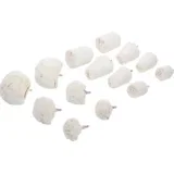 set pamučnih glava za poliranje 1/4" 14 dijelova 3995