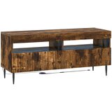  3-dijelni LED TV kabinet Dimljeni hrast Konstruirano drvo | shoptok.hr