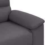  Dvosjed Sofa Siva 180x81x84 cm Implicitna koža | Shoptok.si