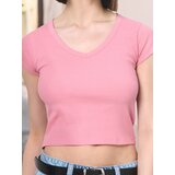 Sinsay Basic rebrasta majica kratkih rukava | shoptok.hr