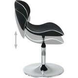 vidaXL Jedilni stoli 4 kosi črno umetno usnje | Shoptok.si