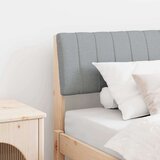  Tapecirani uzglavlje Svijetlo siva 75 cm Čvrsto borovo drvo | shoptok.hr