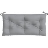  Jastuk za vrtnu klupu sivi 100 x 50 x 7 cm od tkanine Oxford | Eponuda.com