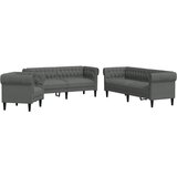  Kauč za dnevni boravak 3 pcs Tamno siva 201,5 x 74,5 x 74,5 cm | Eponuda.com