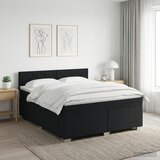  Boxspring krevet s madracem Crna 160 x 200 cm Tkanina | shoptok.hr