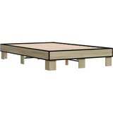  The Living Store Posteljni okvir sonoma hrast 120x200 cm inž. les in kovina - Posteljni Okvir, (21500848) | Shoptok.si