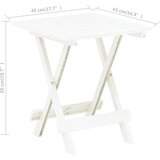  Sklopivi vrtni stol bijeli 45 x 43 x 50 cm plastični | shoptok.hr