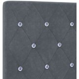  LED glava kreveta s LED trakama Tamno siva 200 cm Baršun | shoptok.hr