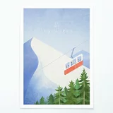 Travelposter Poster Les Alpes, A2