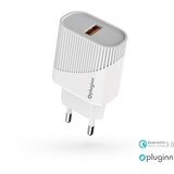 Pluginn Kućni punjač PI-D52S, QC3.0 18W sa micro USB kablom beli Cene