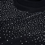 Guess Kratke obleke BRUSHED FLEECE LS DRESS Črna | Shoptok.si