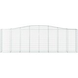  Obokane gabion košare 10 kosov 400x50x120/140cm cinkano železo, (20757932) | Shoptok.si