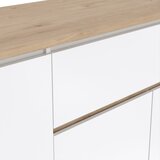 Tvilum Bijela/u prirodnoj boji komoda u dekoru hrasta 197x84x48 cm Next – | shoptok.hr
