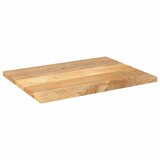 Stolna ploča 70x60x3,8 cm pravokutna od masivnog drva manga | shoptok.hr