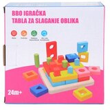 Bbo drvena igracka tabla za slaganje oblika ( GB-042 ) Cene