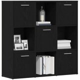  Ormar za knjige crni hrast 90x28x90 cm inženjerski drvo - Crni hrast | shoptok.hr