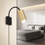  Brilagi - Fleksibilna zidna lampa SELE 1xGU10/30W/230V crna/zlatna | Eponuda.com