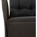  9-dijelni vrtni blagovaonski set s jastucima crni od poliratana | shoptok.hr