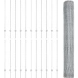  Ograja s podporami 22 kosov U-kanal 120 cm galvanizirano jeklo, Šesterokotna ograja 1.2x50 m galvanizirano jeklo | Shoptok.si