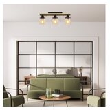 Rabalux plafonjera niylah E27 3x max 25W crna (71083) | ePonuda.com