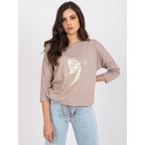 RELEVANCE Blouse-RV-BZ-7510.78-dark beige Cene