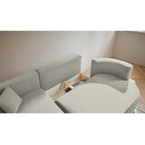 Welnova KOTNA SEDEŽNA GARNITURA, tkanina krem barve | Shoptok.si