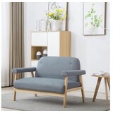  Dvosjed od tkanine svijetlosivi | shoptok.hr