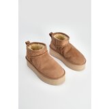 Marjin Ankle Boots - Brown - Block Cene
