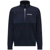 Tommy Hilfiger Sweater majica morsko plava / boja vina / bijela