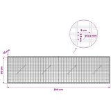  Gabion s žicom debljine 3,5 mm i mrežom 5x2,5 cm 200x10x50 cm | shoptok.hr