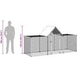  Kokošinjac od pocinčanog čelika 3 x 1 x 1,5 m | shoptok.hr