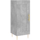 Maison Chic Komoda - Predalnik betonsko siva 34,5x34x90 cm inženirski les, (21721573) | Shoptok.si