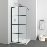 Sanotechnik Tuš stena Elite (Dimenzije: 98 - 99 x 195 cm, Črna) | Shoptok.si
