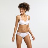 DIM GENEROUS COTTON BIO SLIP - Women's panties made of organic cotton - white Cijene