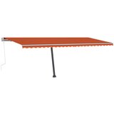  Samostojeća tenda ručno uvlačenje 600 x 300 cm narančasto-smeđa | shoptok.hr