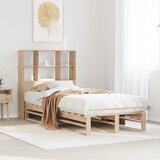 vidaXL Knjižna postelja brez vzmetnice 100x200 cm trden les Cene