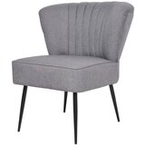 vidaXL Klubski stol svetlo sivo blago, (20827285) | Shoptok.si
