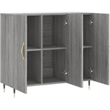  Komoda boja hrasta sonome 90 x 34 x 80 cm konstruirano drvo | shoptok.hr