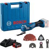 Bosch aku višenamenski rezač GOP 185-LI + 1x4.0 Ah baterija + GAL 18V-20 punjač + pribor + kofer | ePonuda.com