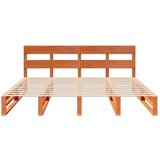 vidaXL okvir kreveta bez madraca voštano smeđi 180x200 cm od borovine | shoptok.hr