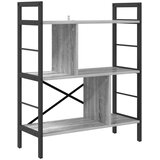  Polica Siva Sonoma 75 x 30 x 91 cm Konstruirano drvo | shoptok.hr