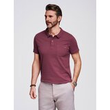 Ombre Men's polo t-shirt with decorative buttons | shoptok.hr