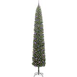 vidaXL Umestno božično drevo Zelena 270 cm PVC in Jeklo in Plastika | Shoptok.si